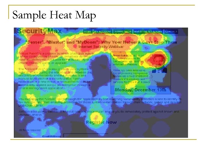 Sample Heat Map 