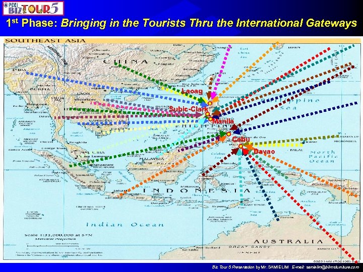 1 st Phase: Bringing in the Tourists Thru the International Gateways Laoag Subic-Clark Manila