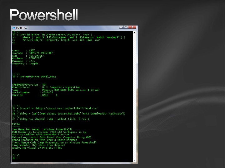 Powershell 