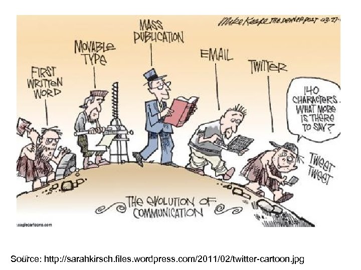 10 Source: http: //sarahkirsch. files. wordpress. com/2011/02/twitter-cartoon. jpg 