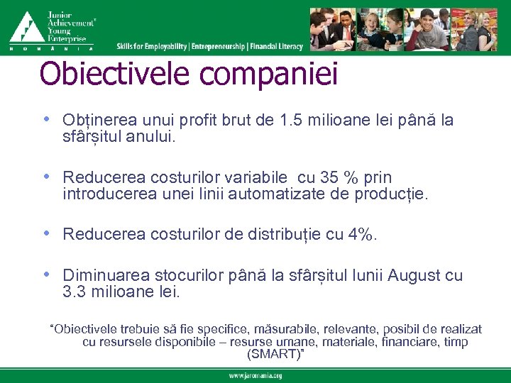 Click to edit Master title style Obiectivele companiei Click to edit Master text styles