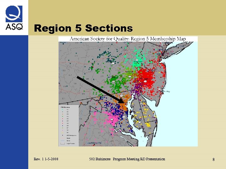 Region 5 Sections Rev. 1 1 -5 -2008 502 Baltimore Program Meeting RD Presentation