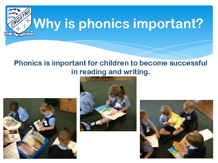 Why is phonics important? Phonics is important for children to become successful in reading