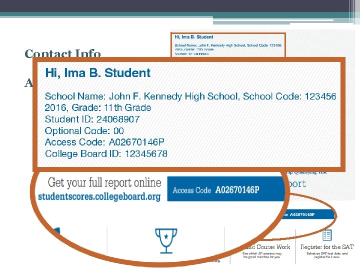 Contact Info Access Code 