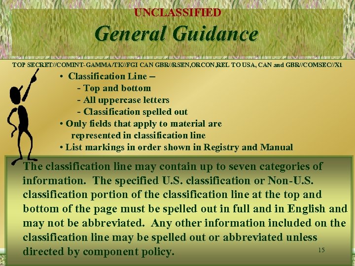 UNCLASSIFIED General Guidance TOP SECRET//COMINT-GAMMA/TK//FGI CAN GBR//RSEN, ORCON, REL TO USA, CAN and GBR//COMSEC//X