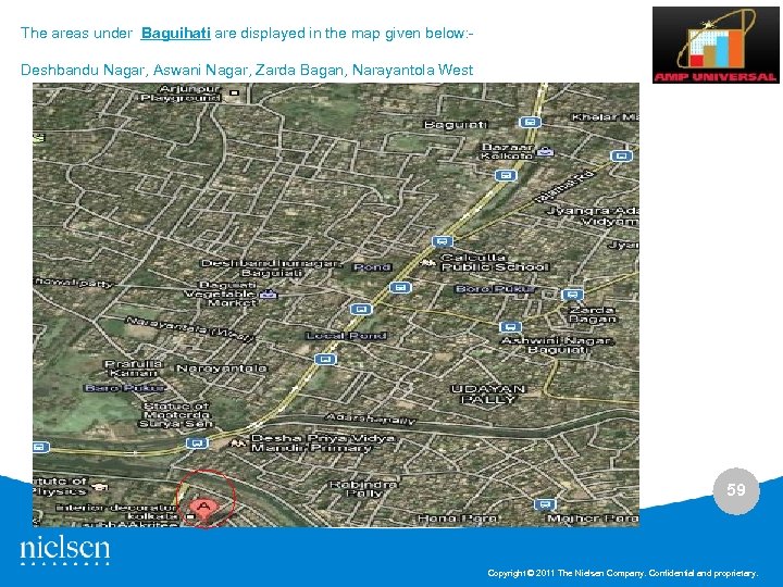 The areas under Baguihati are displayed in the map given below: Deshbandu Nagar, Aswani