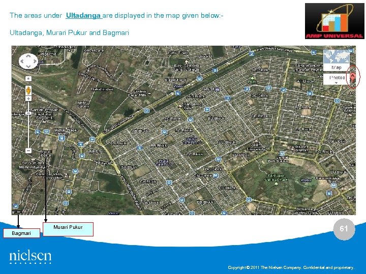 The areas under Ultadanga are displayed in the map given below: Ultadanga, Murari Pukur