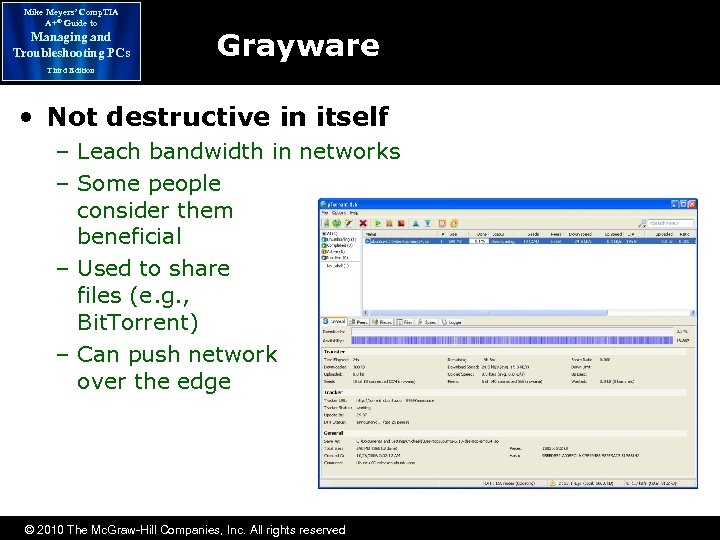 Mike Meyers’ Comp. TIA A+® Guide to Managing and Troubleshooting PCs Grayware Third Edition