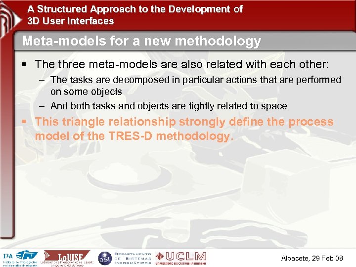 A Structured Approach to the Development of 3 D User Interfaces Meta-models for a