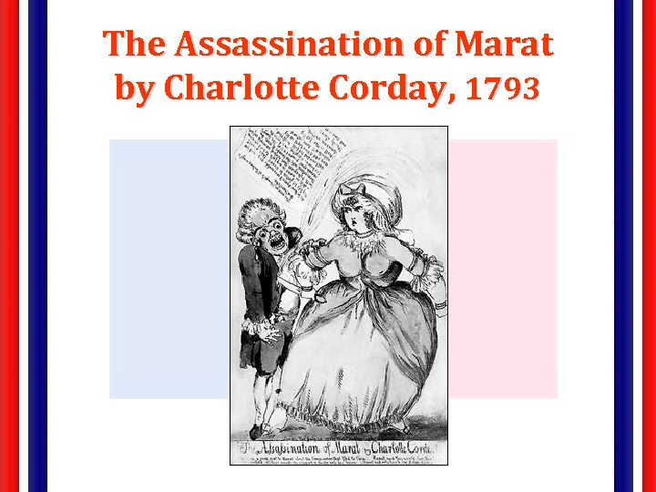 The Assassination of Marat by Charlotte Corday, 1793 