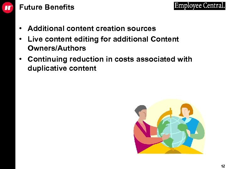 Future Benefits • Additional content creation sources • Live content editing for additional Content