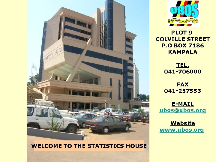 THE REPUBLIC OF UGANDA PLOT 9 COLVILLE STREET P. O BOX 7186 KAMPALA TEL.