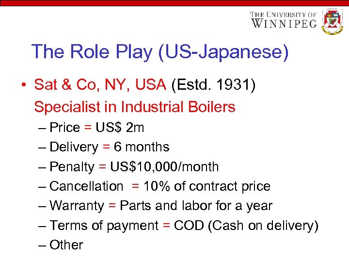 The Role Play (US-Japanese) • Sat & Co, NY, USA (Estd. 1931) Specialist in