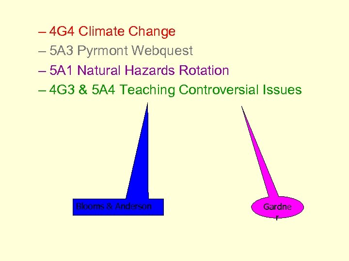 – 4 G 4 Climate Change – 5 A 3 Pyrmont Webquest – 5