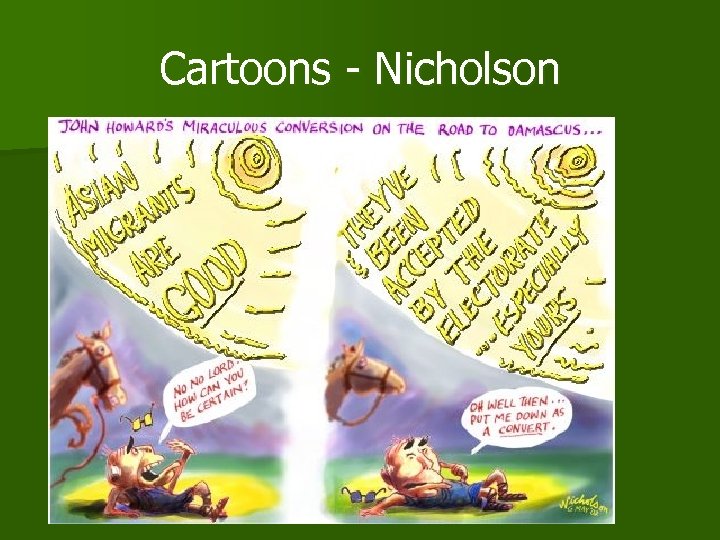 Cartoons - Nicholson 