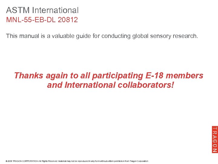 ASTM International MNL-55 -EB-DL 20812 This manual is a valuable guide for conducting global