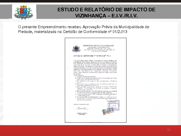 ESTUDO E RELATÓRIO DE AMBIENTAL – E. I. V. ESTUDO DE IMPACTO DE VIZINHANÇA