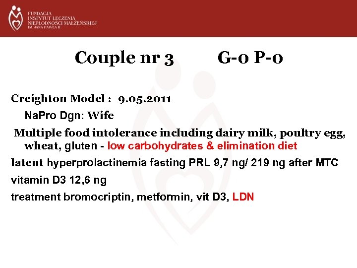 Couple nr 3 G-0 P-0 Creighton Model : 9. 05. 2011 Na. Pro Dgn: