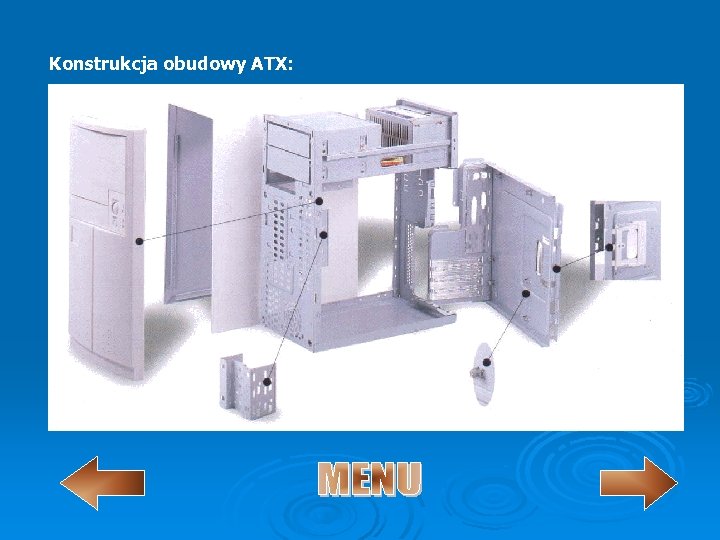 Konstrukcja obudowy ATX: 
