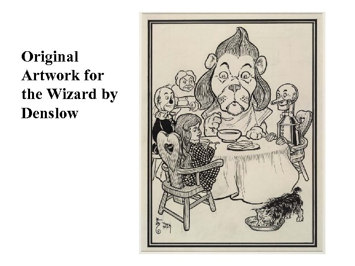 Original Artwork for the Wizard by Denslow 