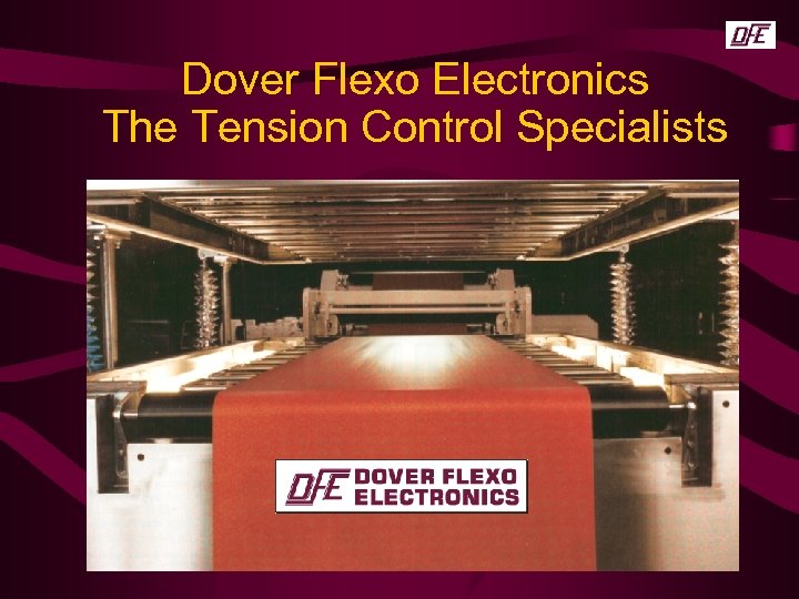 Dover Flexo Electronics The Tension Control Specialists 