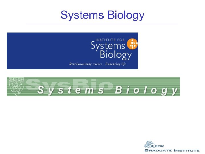 Systems Biology 