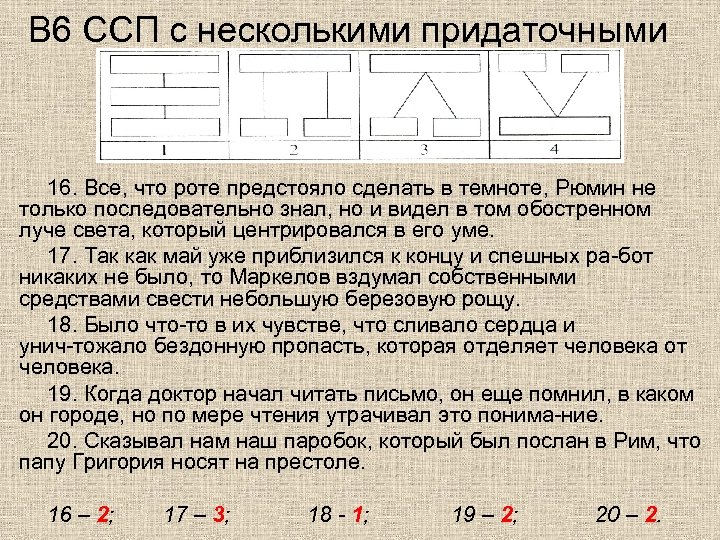 Все что роте предстояло сделать в темноте рюмин схема предложения