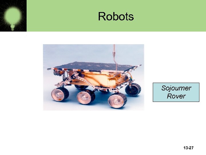 Robots Sojourner Rover 13 -27 