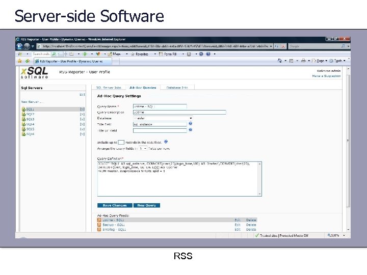 Server-side Software RSS 