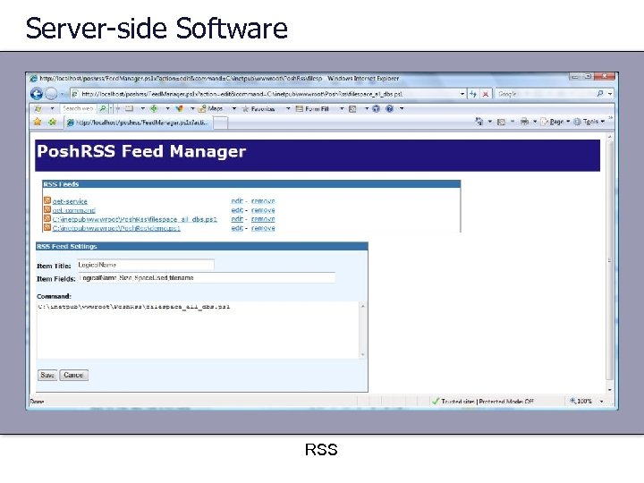 Server-side Software RSS 
