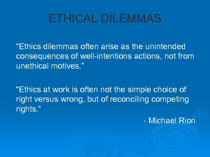 UNDERSTANDING NAADAC S CODE OF ETHICS May 19 2011