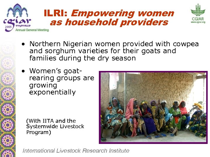 ILRI: Empowering women as household providers • Northern Nigerian women provided with cowpea and
