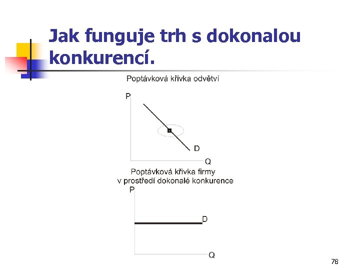 Jak funguje trh s dokonalou konkurencí. 78 