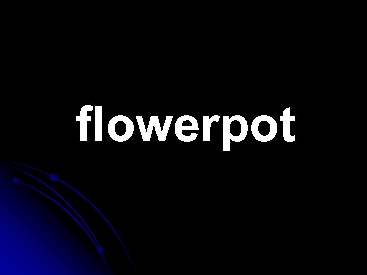 flowerpot 