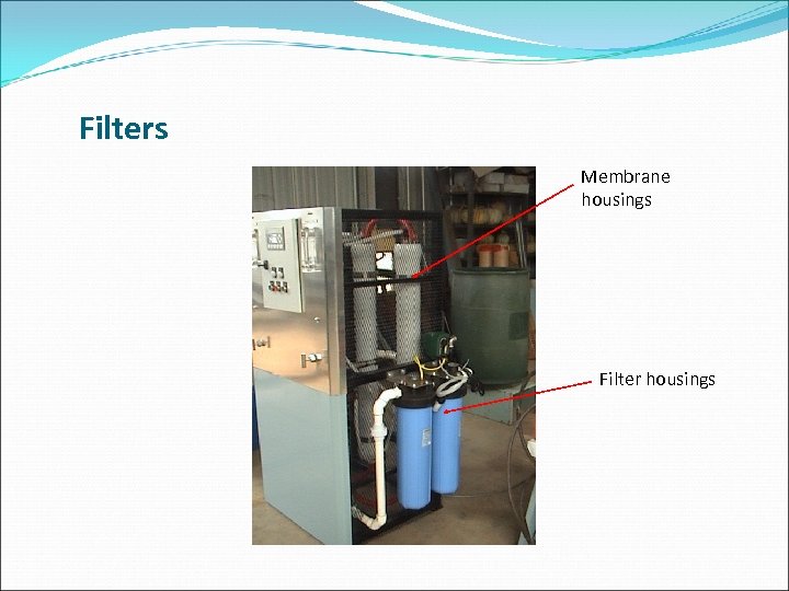 Filters Membrane housings Filter housings 