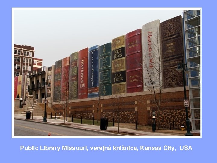 Public Library Missouri, verejná knižnica, Kansas City, USA 