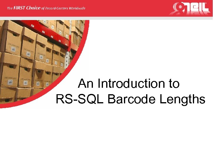 An Introduction to RS-SQL Barcode Lengths 