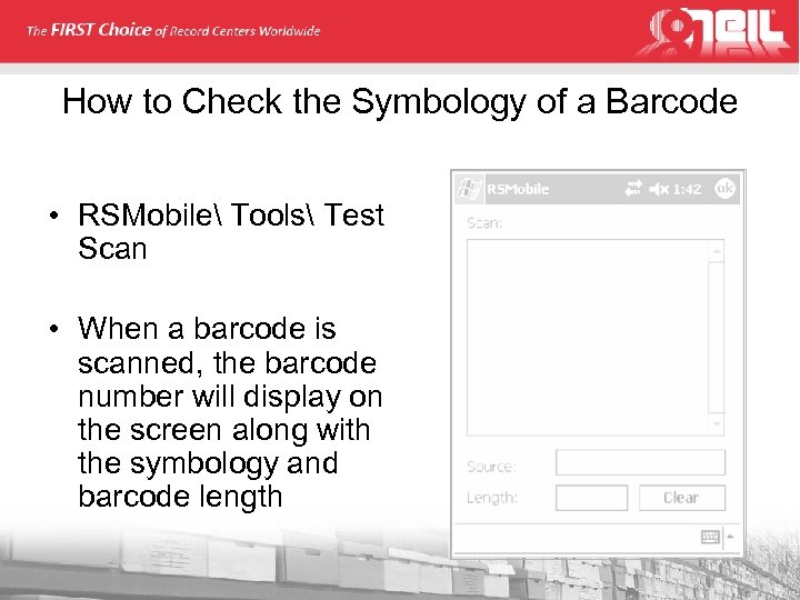 How to Check the Symbology of a Barcode • RSMobile Tools Test Scan •