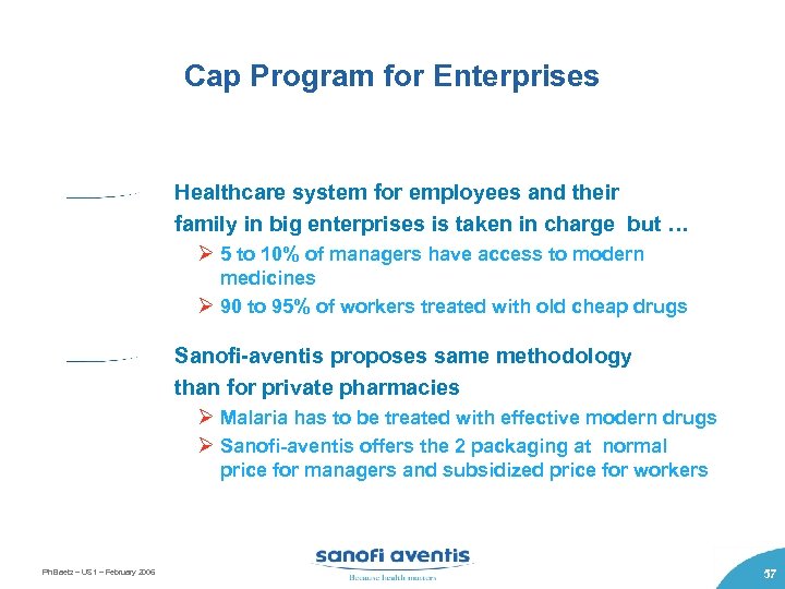 Cap Program for Enterprises Healthcare system for employees and their family in big enterprises