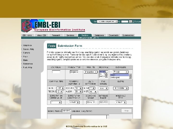 © 2006 Plataforma Bioinformàtica de la UAB 