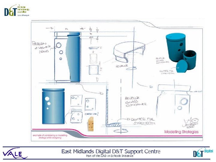 East Midlands Digital D&T Support Centre Part of the CAD in Schools Initiative 