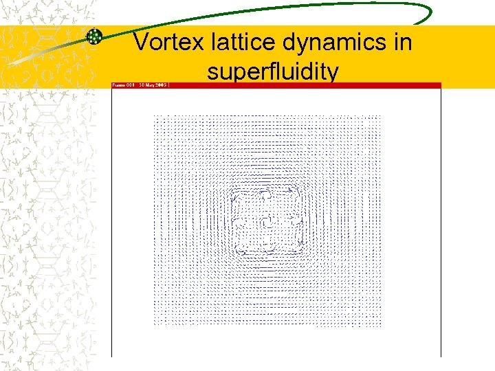 Vortex lattice dynamics in superfluidity 