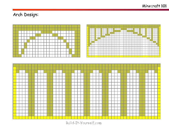 Minecraft 101 Arch Design: Build-It-Yourself. com 