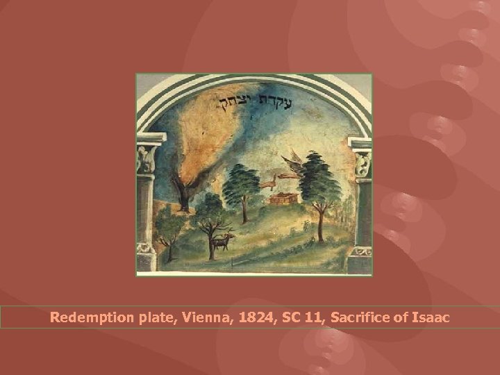 Redemption plate, Vienna, 1824, SC 11, Sacrifice of Isaac 