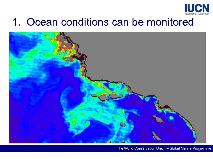 1. Ocean conditions can be monitored The World Conservation Union – Global Marine Programme
