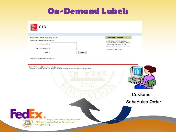 On-Demand Labels Customer Schedules Order 