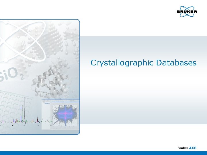Crystallographic Databases 