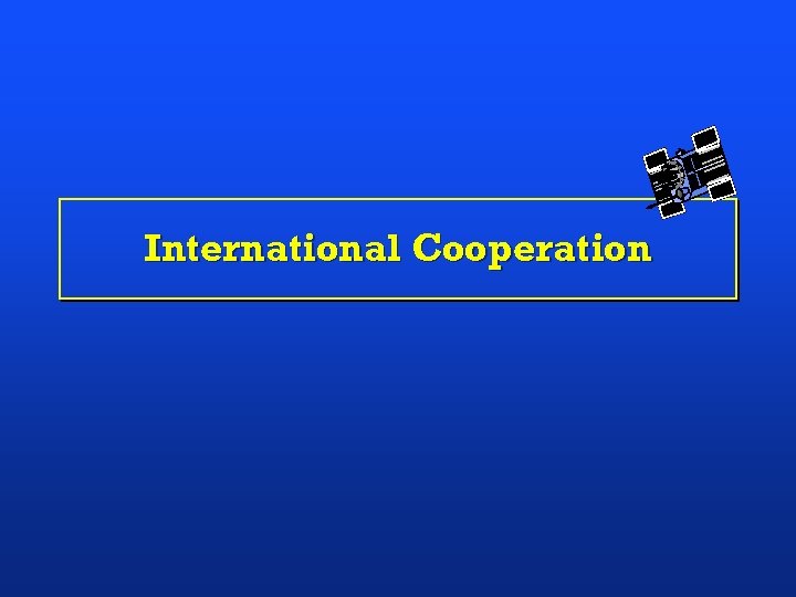 International Cooperation 
