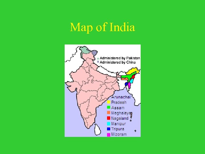 Map of India 