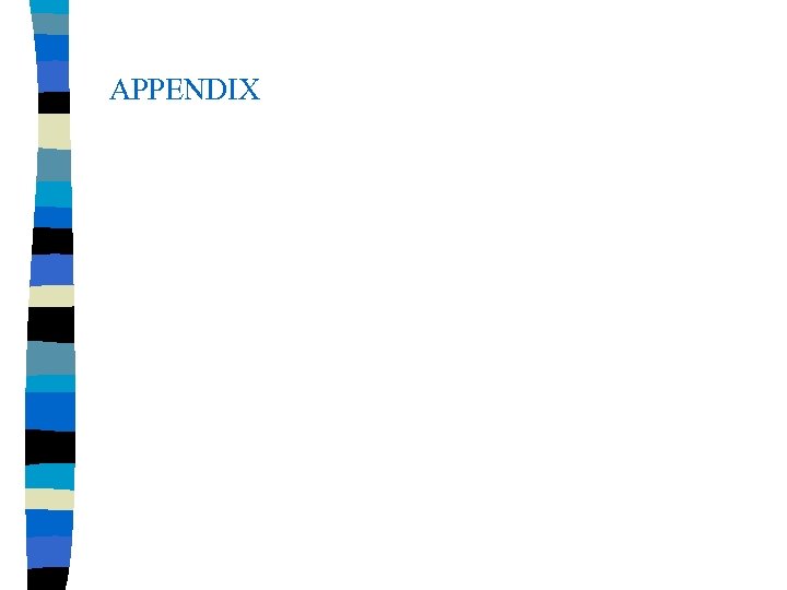 APPENDIX 